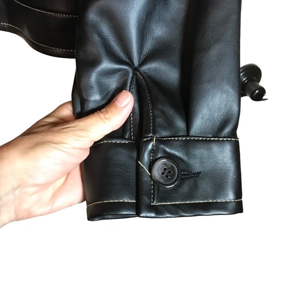 Truth by republic women’s faux leather bomber jacket size L - Picture 7 of 12